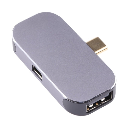 3 in 1 USB-C / Type-C Male to USB-C / Type-C Charging + USB + Mini DP Female Adapter My Store