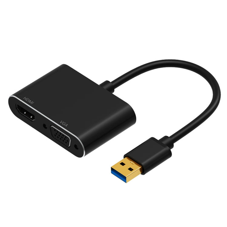 5201B 2 in 1 USB 3.0 to VGA + HDMI HD Video Converter My Store