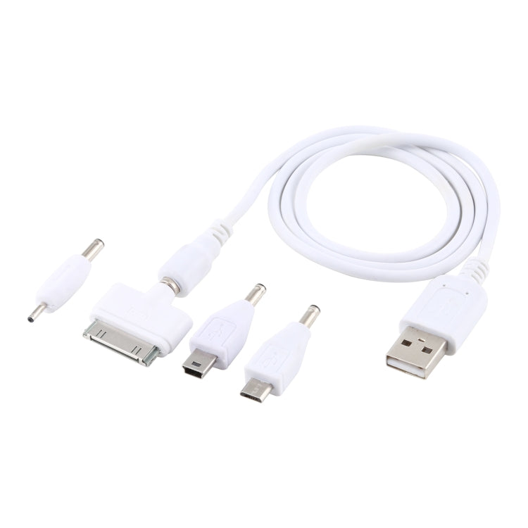 5 in 1 Multi-function Data Cable with 4 Adapters, Suitable for Mico USB / HDMI / Nokia 2.0 / iPhone 4 My Store