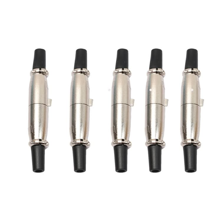 5 Pairs 3 Pin XLR Plug Male + Female Jack Mic Jack Plug Socket Connector My Store