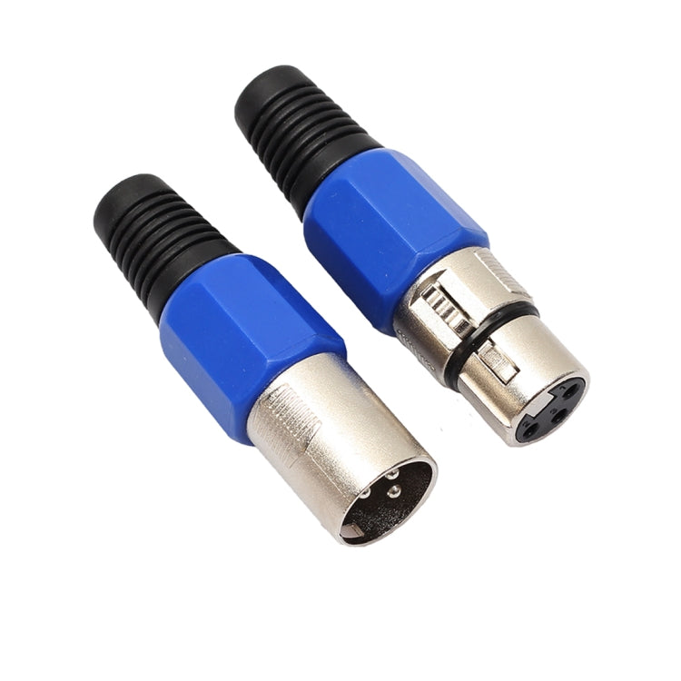 10 Pairs Metal Female Male XLR 3 Pin Jack Socket Plug Audio Connector