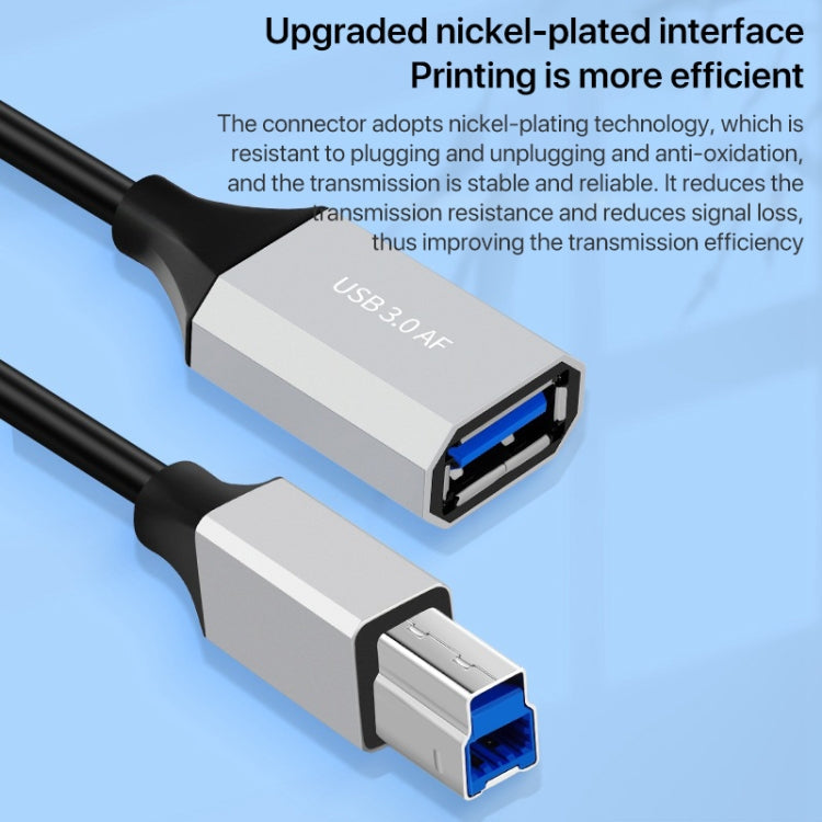 USB-C / Type-C 3.1 to USB 3.0 Male Square Port Printer Data Transmission Extension Cable, Length:1.2m My Store