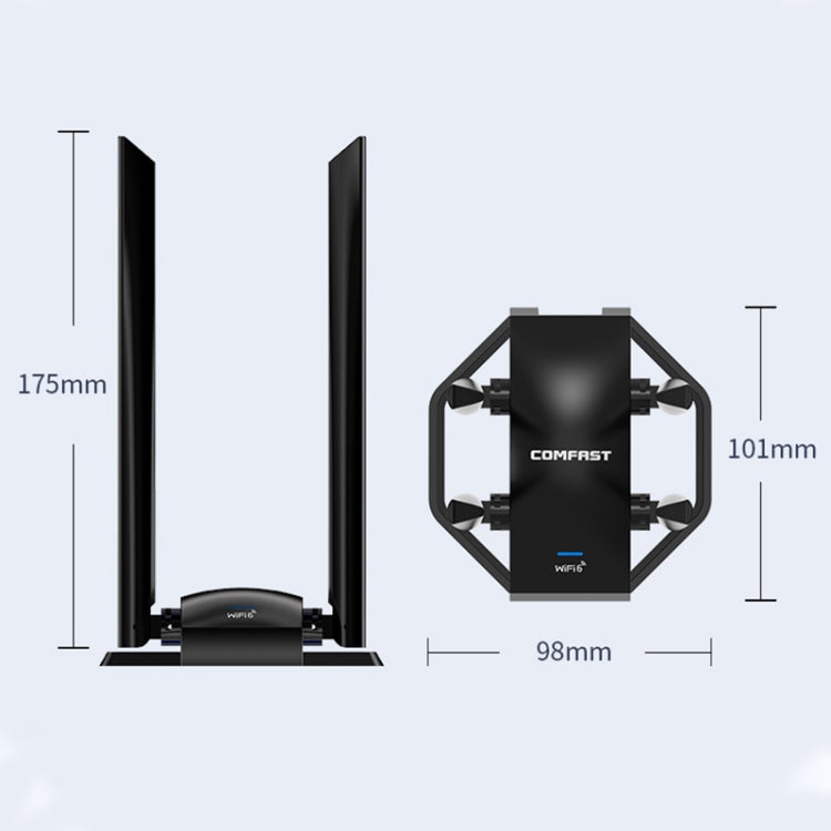 COMFAST CF-975AX 5400Mbps USB3.0 WiFi6 Dual Frequency Free Drive Network Card My Store