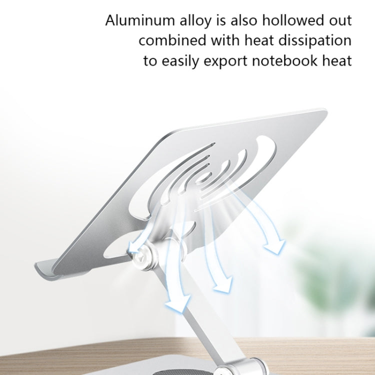 L-14 Aluminum Alloy Foldable Rotating Laptop/Tablet Stand