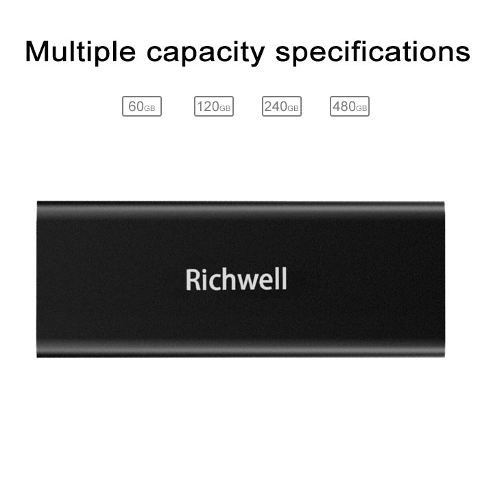 Richwell SSD R280-SSD-480GB 480GB Mobile Hard Disk Drive for Desktop PC My Store