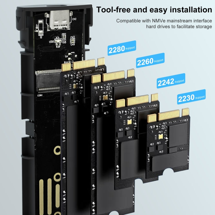 Great Wall HE301 M.2 NVME Hard Drive Docking Station Enclosure Adapter