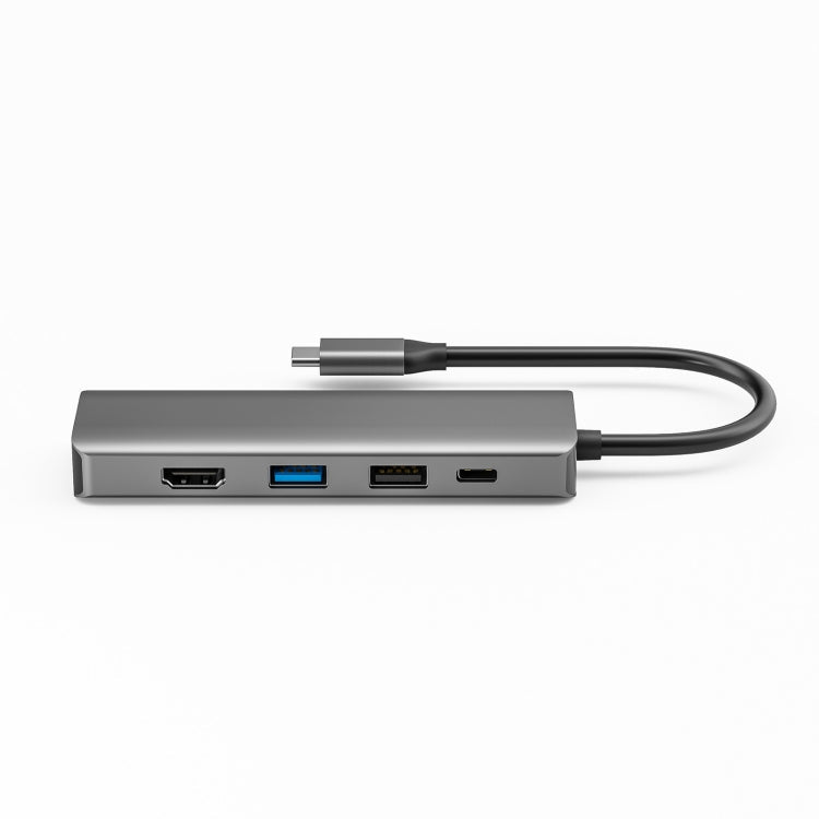 TS08 8 in 1 PD + HDMI + VGA + AUX + USB3.0 + USB2.0 + SD + TF to USB-C / Type-C HUB Adapter My Store