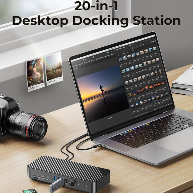 ORICO DKA20-BK-BP 10Gbps 20 in 1 Type-C 3.0 HUB Docking Station