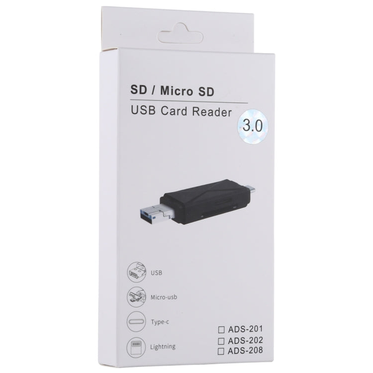 USB-C / Type-C + SD + TF + Micro USB to USB 3.0 Card Reader My Store