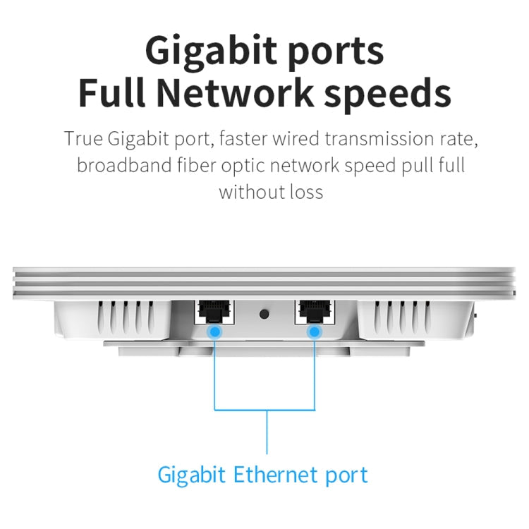 COMFAST CF-E395AX 3000Mbps WiFi6 2.4G & 5.8GHz Dual Band Indoor Wireless Ceiling AP