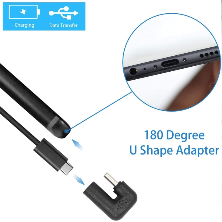 U-shaped USB-C / Type-C Male to Female Adapter