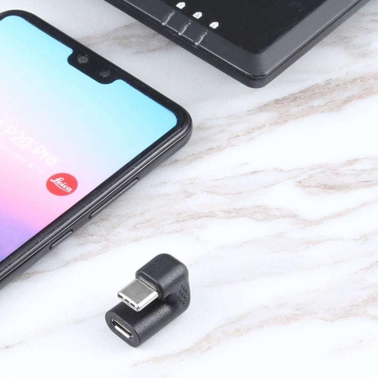 U-shaped USB-C / Type-C Male to Micro USB Female Adapter