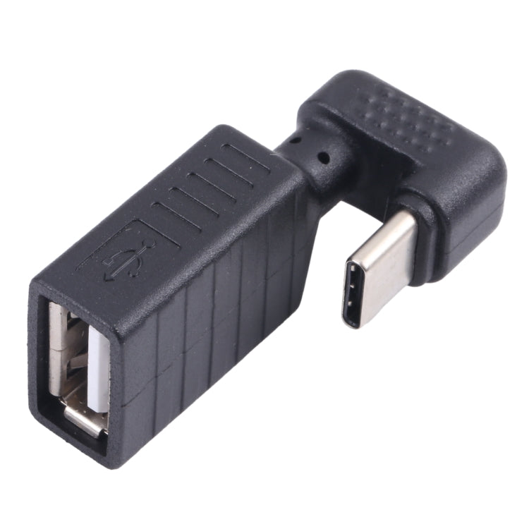 USB-C / Type-C Male to USB 2.0 Female U-shaped Elbow OTG Adapter My Store