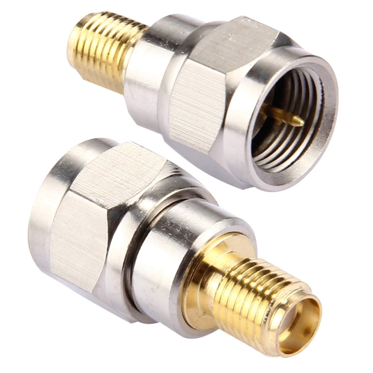 2 PCS F Male to SMA Female Connector-Reluova