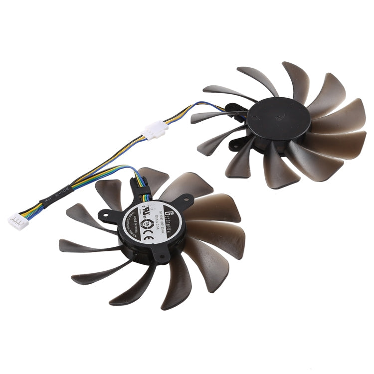 DC 12V 4 Pin VGA Graphics Card Cooling Fan for Zotac Geforce GTX 1080 Ti GTX 1080Ti AMP Edition, Diameter: 95mm, Pairs