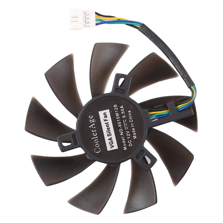 T129215SU 4 Pin Two Ball-Bearing Replace Cooling Fan for MSI Gigabyte GTX 1060 RX 480 460 570 580 R9 290X RX 550 Card Cooler Fan, Diameter: 85mm My Store