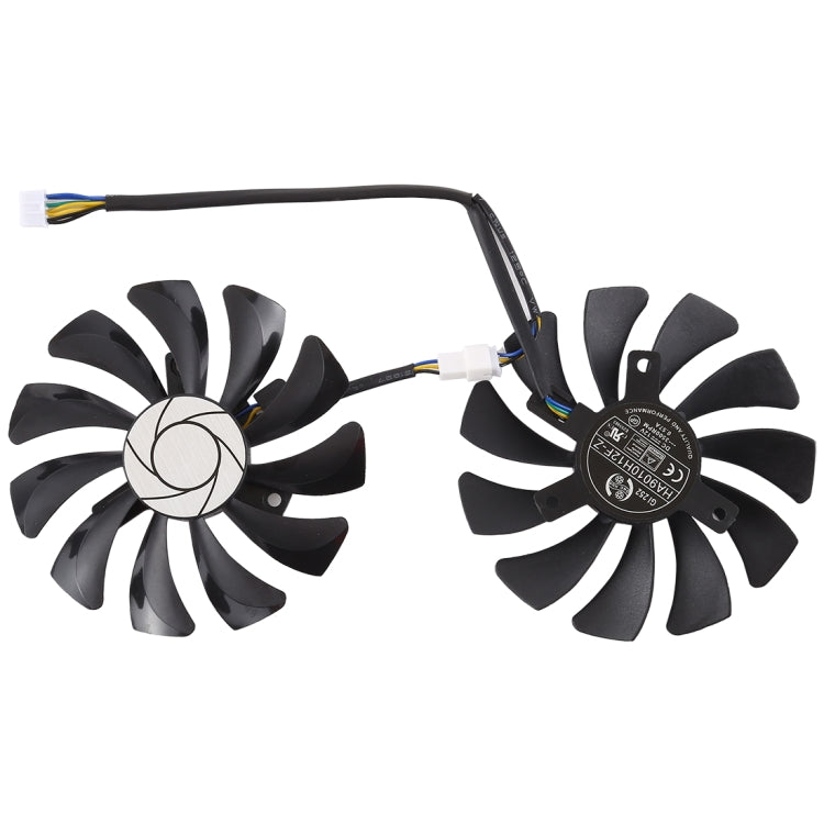 HA9010H12F-Z 4 Pin Graphics Card Cooling Fan for MSI GeForce GTX 1050 Hurricane GTX 1060 Hurricane 6G GDDR, Diameter: 85mm, Pairs