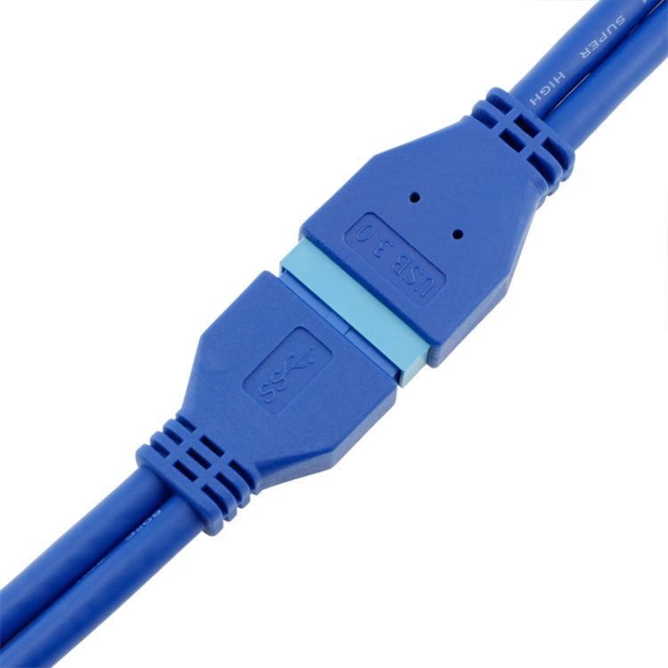 5Gbps USB 3.0 20 Pin Female to Male Extension Cable Mainboard Extender, Cable Length: 50cm My Store