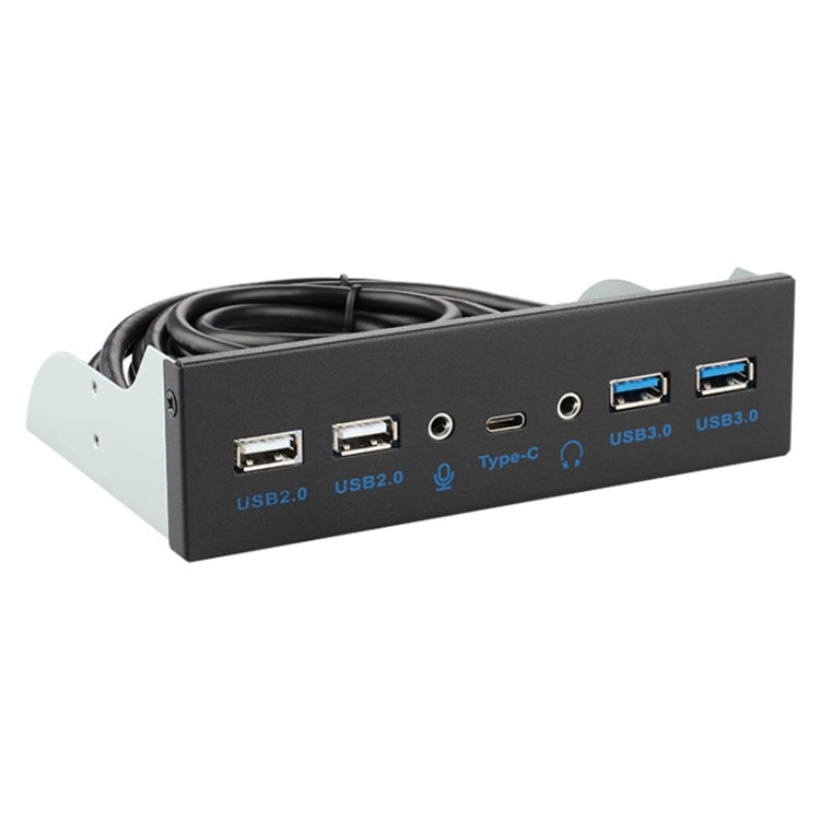 2 x USB 3.0 + 2 x USB 2.0 + HD Audio + USB-C / Type-C Optical Drive Front Panel-Reluova