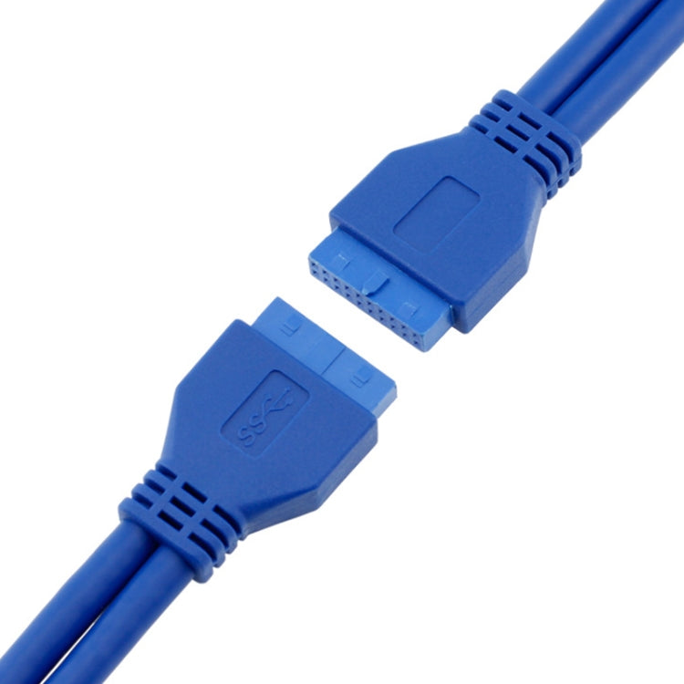 5Gbps USB 3.0 20 Pin Female to Female Extension Cable Mainboard Extender, Cable Length: 50cm My Store