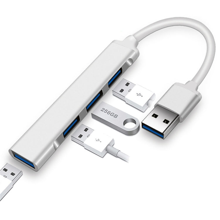 A809 USB 3.0 x 1 + USB 2.0 x 3 to USB 3.0 Multi-function Splitter HUB Adapter My Store