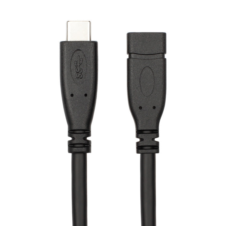 USB 3.1 Typ-C / USB-C Stecker auf Typ-C / USB-C Buchse Gen2 Adapterkabel, Länge: 1m