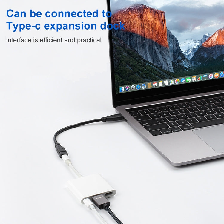 USB 3.1 Typ-C / USB-C Stecker auf Typ-C / USB-C Buchse Gen2 Adapterkabel, Länge: 1m