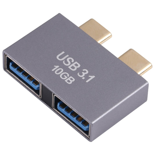 2 x USB Female to 2 x USB-C / Type-C Male Adapter-Reluova