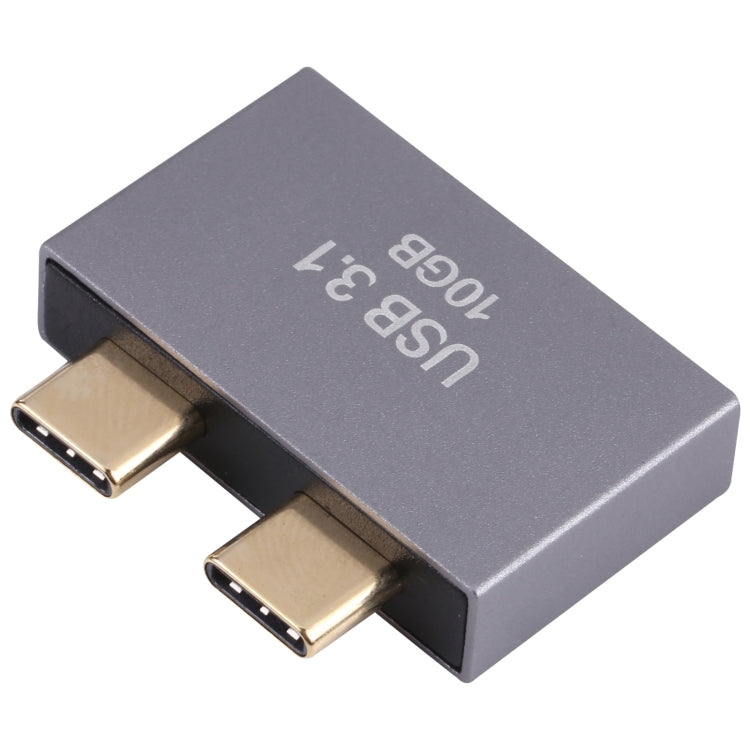 2 x USB Female to 2 x USB-C / Type-C Male Adapter