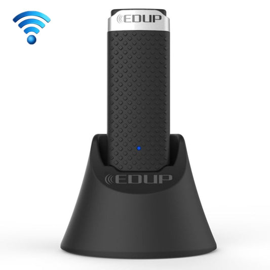 EDUP EP-AC1609 1200Mbps High Speed USB 3.0 WiFi Adapter Receiver Ethernet Adapter with 1m Extend Cable & Base