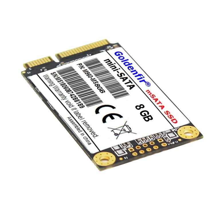 Goldenfir 1.8 inch Mini SATA Solid State Drive, Flash Architecture: TLC, Capacity: 8GB My Store