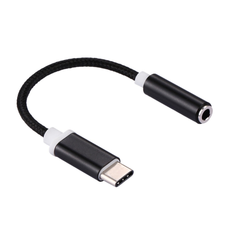 USB-C / Type-C Male to 3.5mm Female Weave Texture Audio Adapter, Length: about 10cm My Store