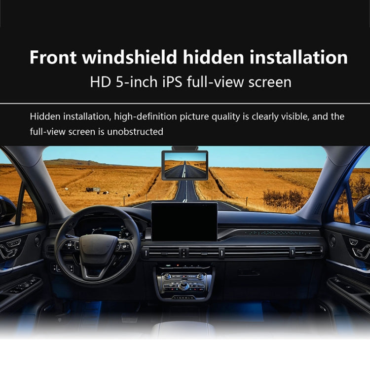 X7 5 inch Screen HD Night Vision Car Front and Rear Driving Recorder ÎҵÄÉ̵ê