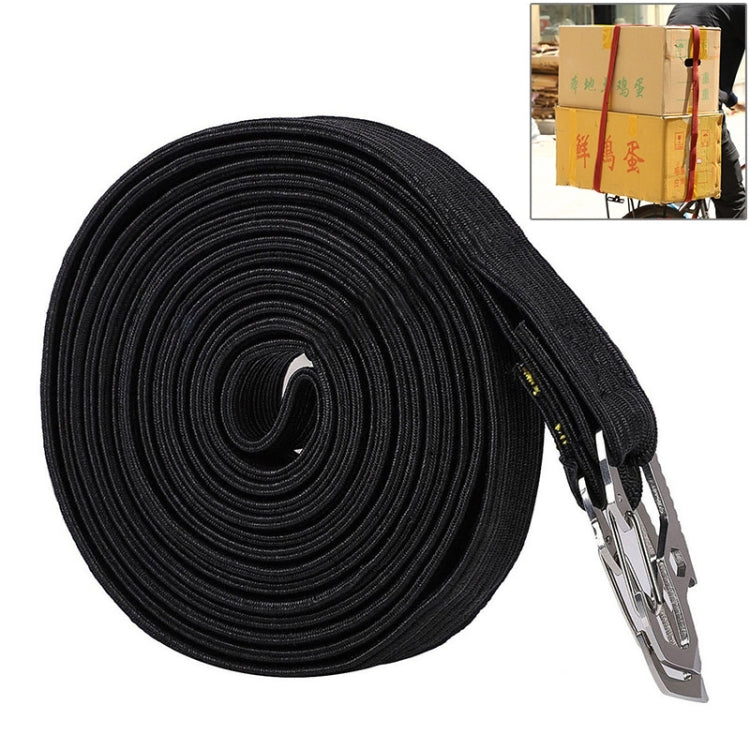 4m Elastic Strapping Rope Packing Tape for Bicycle Motorcycle Back Seat with Hook My Store