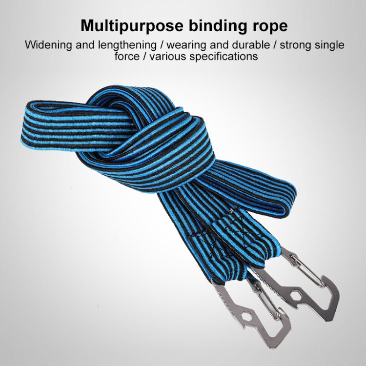 4m Elastic Strapping Rope Packing Tape for Bicycle Motorcycle Back Seat with Hook My Store