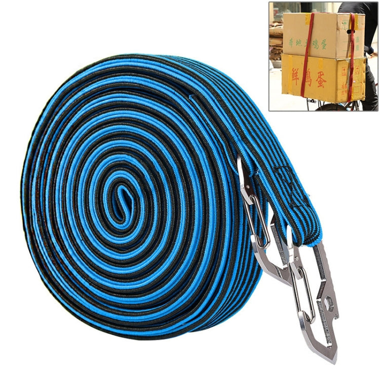 4m Elastic Strapping Rope Packing Tape for Bicycle Motorcycle Back Seat with Hook My Store