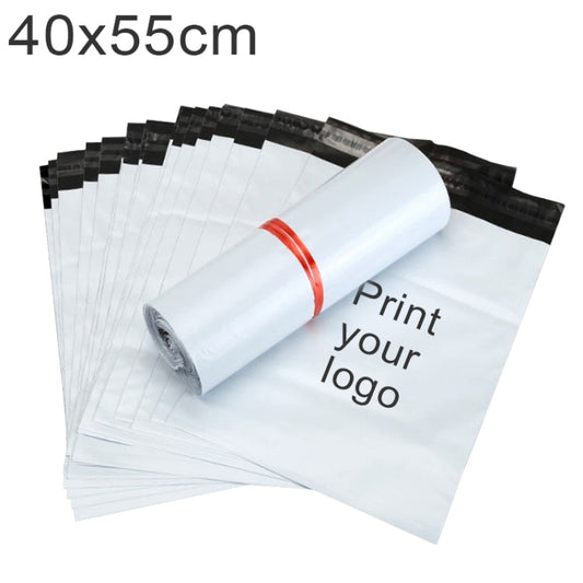 100pcs / Pack 40x55cm Custom Printed Thick Plastic Courier Bags with Your Logo for Products Packaging & Shipment