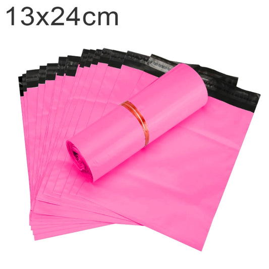 100 PCS / Roll Thick Express Bag Packaging Bag Waterproof Plastic Bag, Size: 13x24cm (Dark Grey)