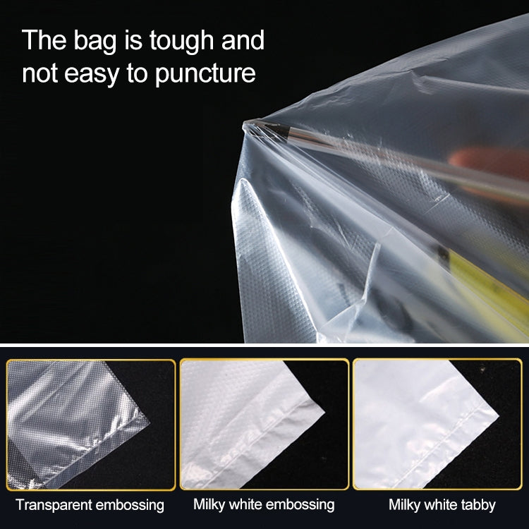 50pcs / Roll 3C Transparent Smiley Plastic Bag Shopping Bag Packaging Bag, Size: 22x35cm My Store