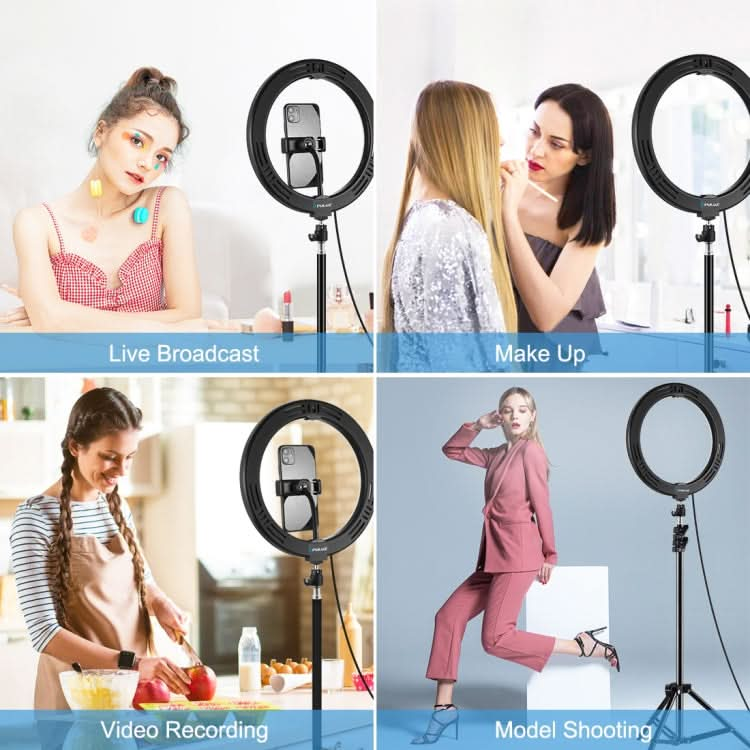 PULUZ 10.2 inch 26cm LED Ring Light  + 1.1m Tripod Mount Selfie Beauty Vlogging Video Light  Live Broadcast Kits My Store