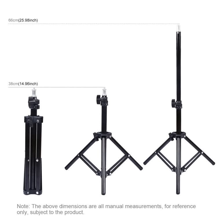 PULUZ 70cm Tripod Mount +  Live Broadcast Dual Phone Bracket + 6.2 inch 16cm LED Ring Vlogging Video Light Kits My Store