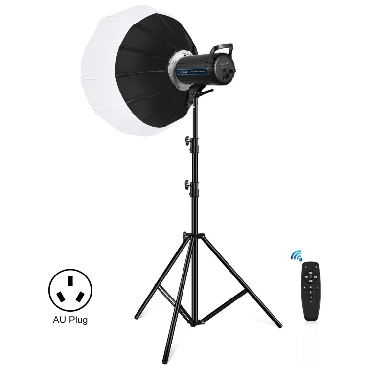 PULUZ 150W 5600K Studio Video Light + 2.8m Light Holder + 65cm Foldable Lantern Softbox Photography Kit