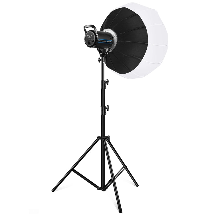 PULUZ 100W 5600K Studio Video Light + 2.8m Light Holder + 65cm Foldable Lantern Softbox Photography Kit