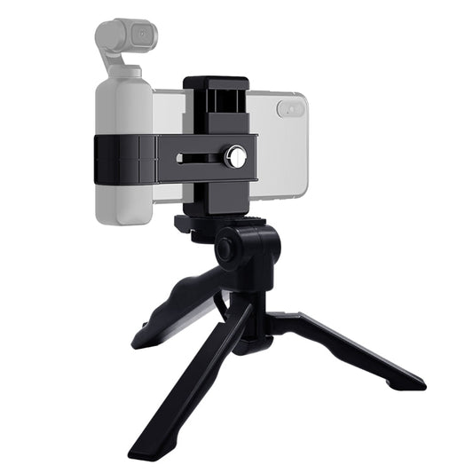 PULUZ Smartphone Fixing Clamp 1/4 inch Holder Mount Bracket + Grip Folding Tripod Mount Kits for DJI OSMO Pocket / Pocket 2 My Store