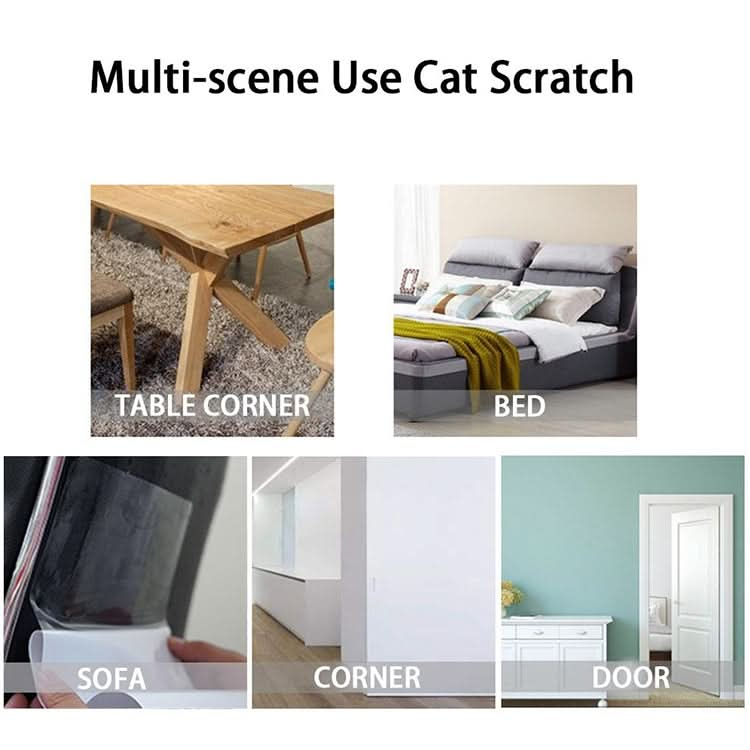 2pcs/pack Cat Scratch Protection PVC Sofa Anti-scratch Stickers , Size: 15x47cm-Reluova