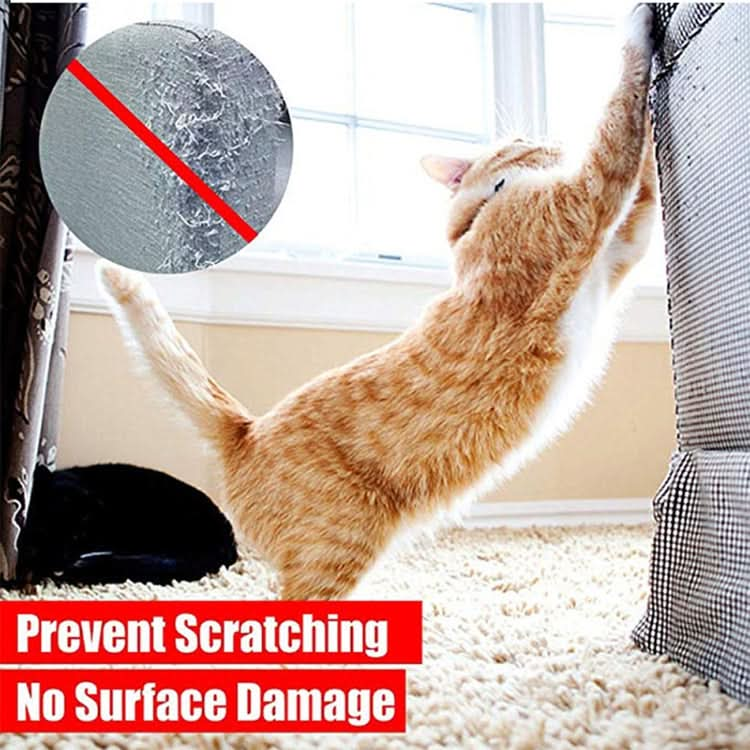 2pcs/pack Cat Scratch Protection PVC Sofa Anti-scratch Stickers , Size: 15x47cm-Reluova