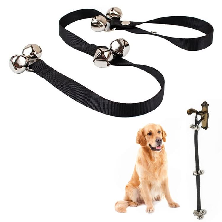 Pet Doorbell Rope Dog Training Out Alarm Bell Lanyard Guide.