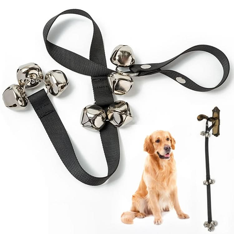 Pet Doorbell Rope Dog Training Out Alarm Bell Lanyard Guide.