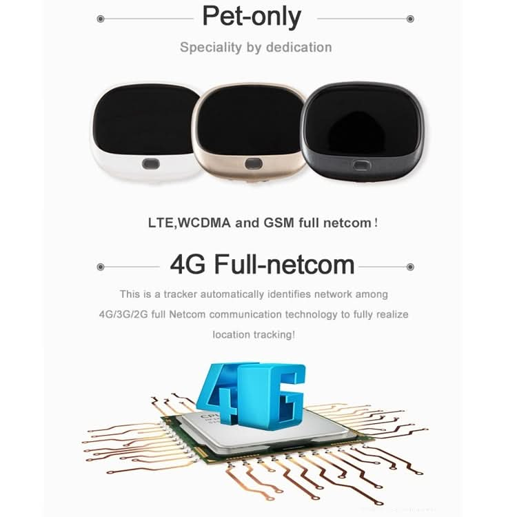 RF-V43 B Style IP67 Waterproof GPS + LBS + WiFi Pet Locator Pet Collar Tracking Device For North America/South America.