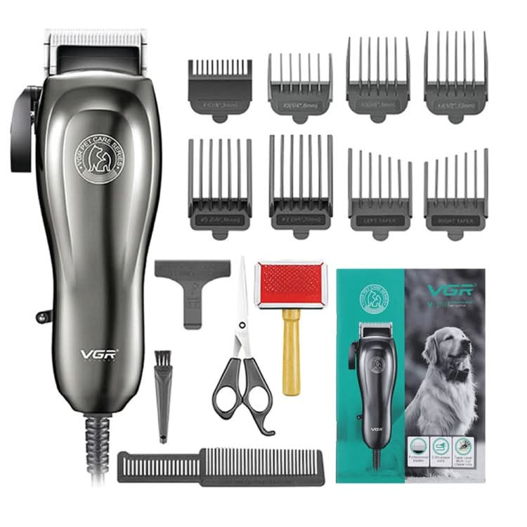 VGR V-206 Pet Barber Electric Hair Clipper, EU Plug - Reluova